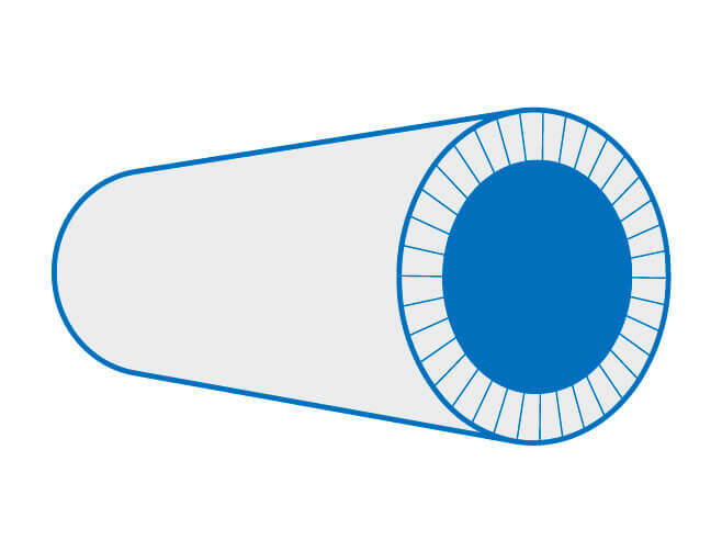 NON-WOVEN FLAP BRUSH CONSTRUCTION