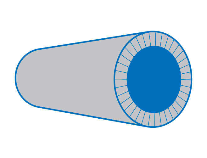 NON-WOVEN FLAP BRUSH CONSTRUCTION