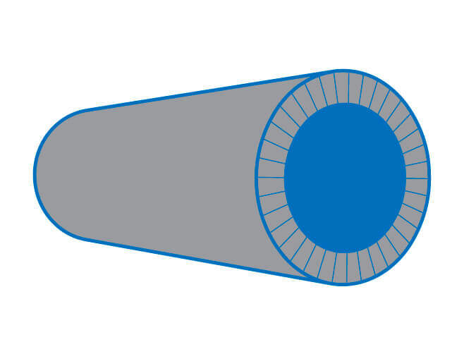 NON-WOVEN FLAP BRUSH CONSTRUCTION